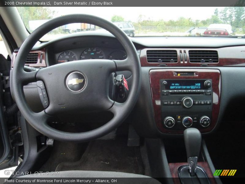 Dark Silver Metallic / Ebony Black 2008 Chevrolet Impala LS