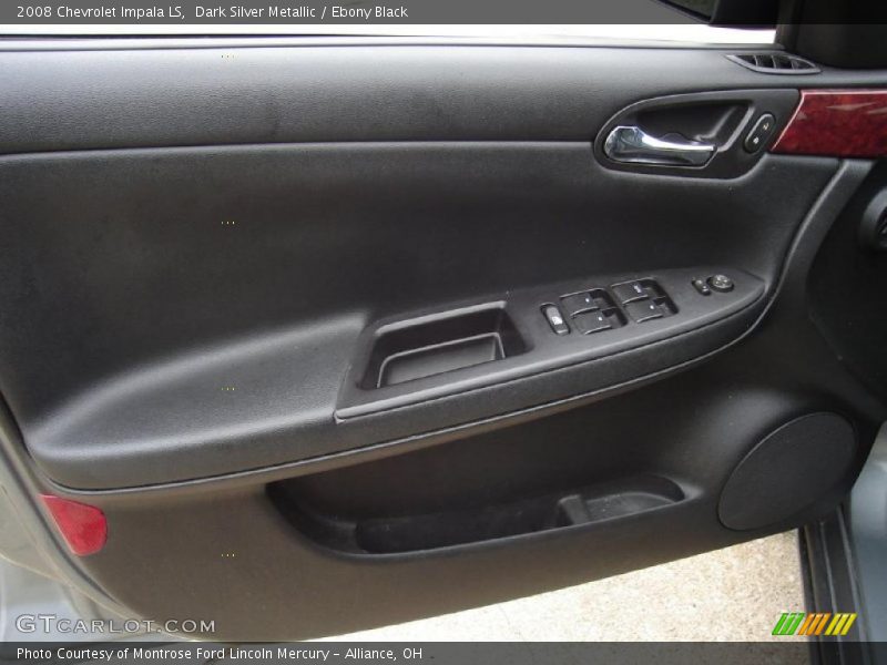Dark Silver Metallic / Ebony Black 2008 Chevrolet Impala LS