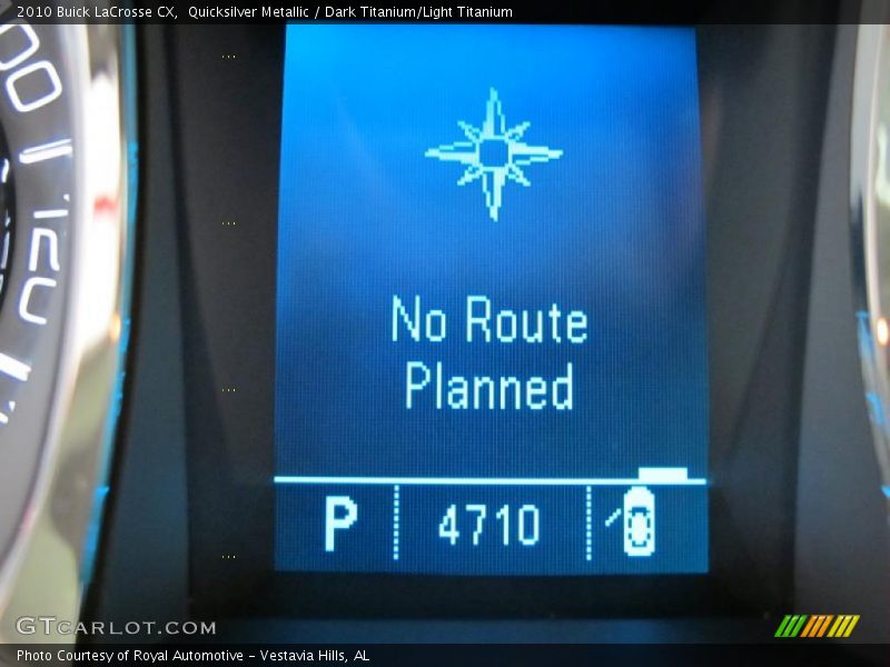 Quicksilver Metallic / Dark Titanium/Light Titanium 2010 Buick LaCrosse CX