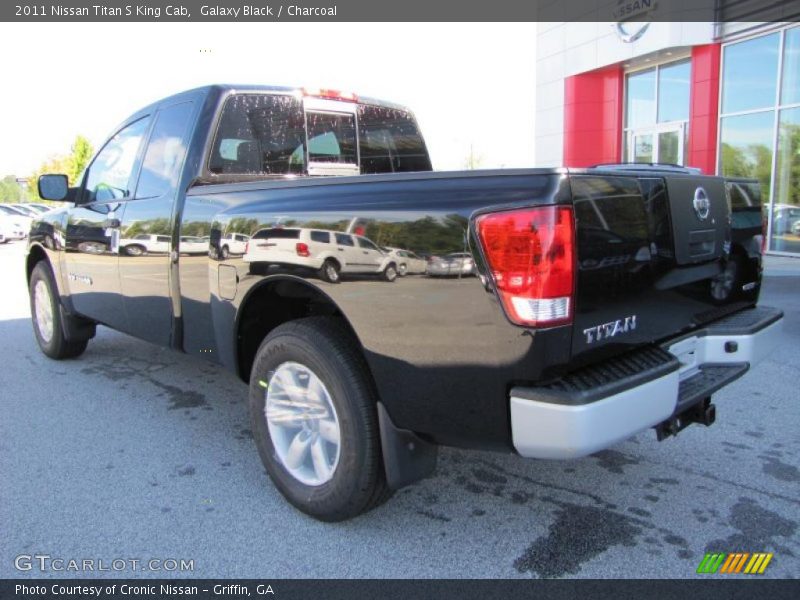 Galaxy Black / Charcoal 2011 Nissan Titan S King Cab