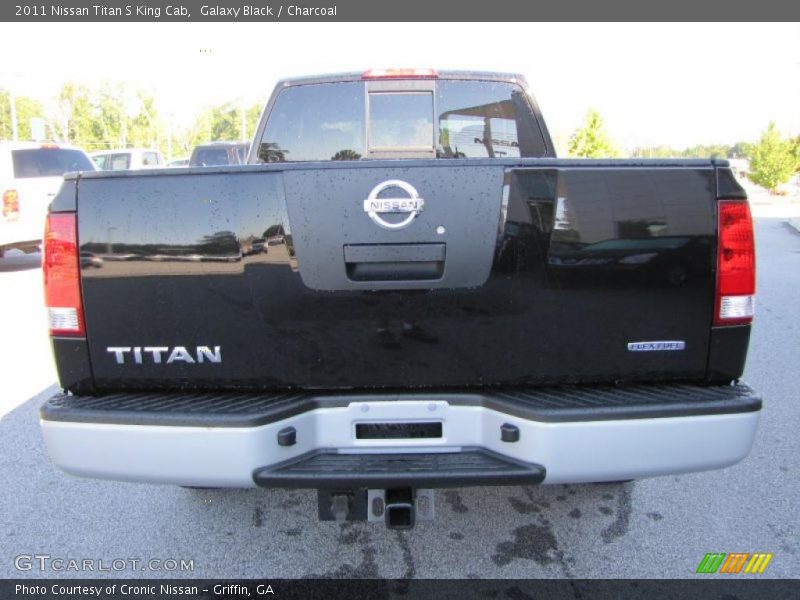 Galaxy Black / Charcoal 2011 Nissan Titan S King Cab