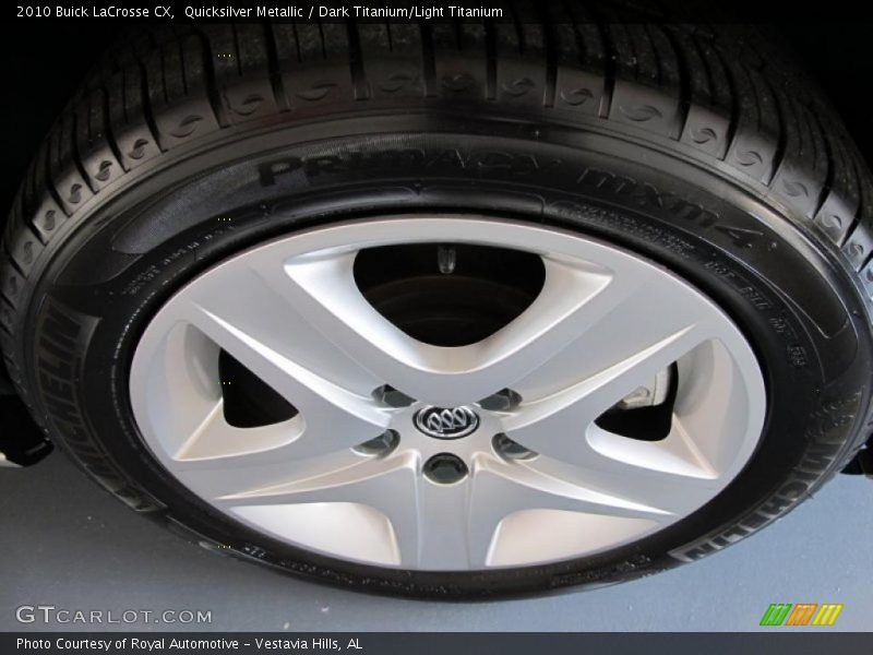 Quicksilver Metallic / Dark Titanium/Light Titanium 2010 Buick LaCrosse CX