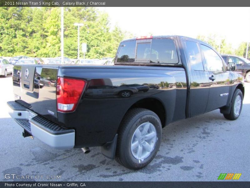 Galaxy Black / Charcoal 2011 Nissan Titan S King Cab