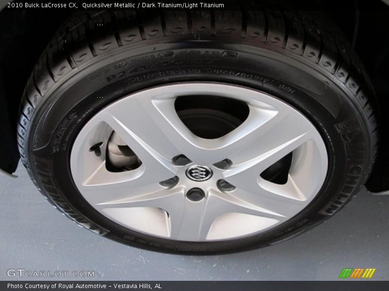 Quicksilver Metallic / Dark Titanium/Light Titanium 2010 Buick LaCrosse CX
