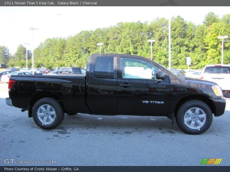 Galaxy Black / Charcoal 2011 Nissan Titan S King Cab