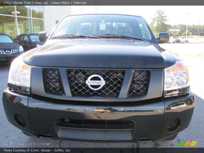 Galaxy Black / Charcoal 2011 Nissan Titan S King Cab