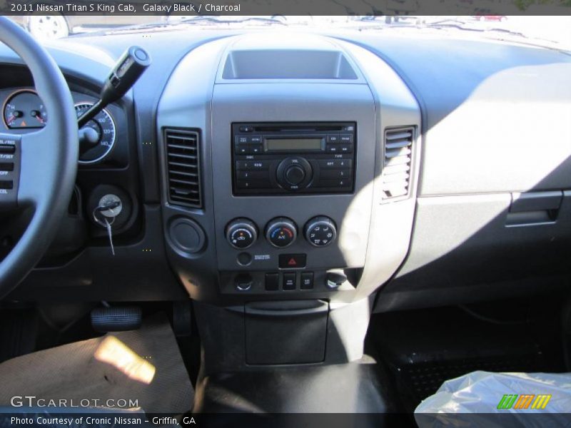 Galaxy Black / Charcoal 2011 Nissan Titan S King Cab