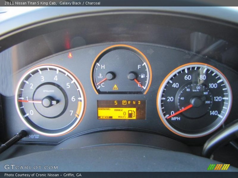 Galaxy Black / Charcoal 2011 Nissan Titan S King Cab