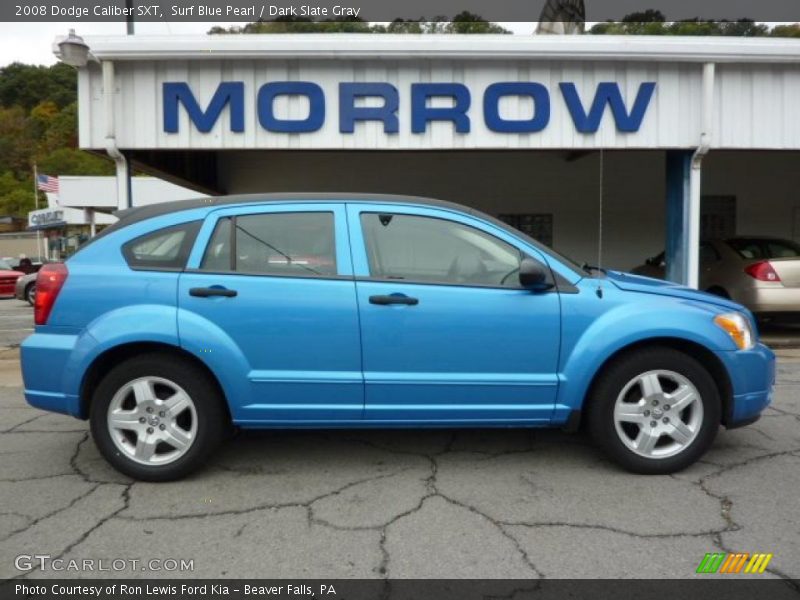 Surf Blue Pearl / Dark Slate Gray 2008 Dodge Caliber SXT