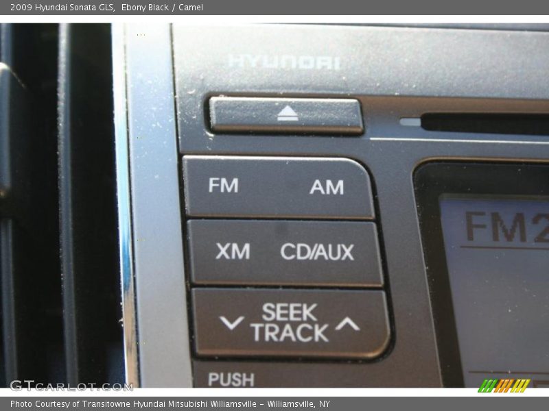 Ebony Black / Camel 2009 Hyundai Sonata GLS