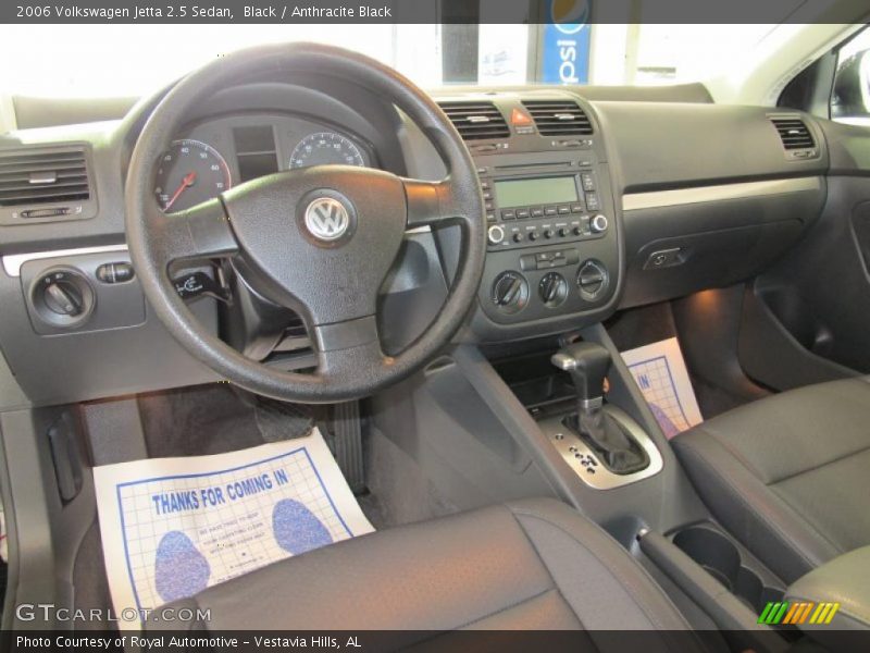 Black / Anthracite Black 2006 Volkswagen Jetta 2.5 Sedan