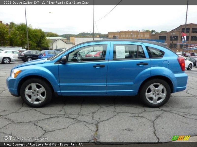 Surf Blue Pearl / Dark Slate Gray 2008 Dodge Caliber SXT