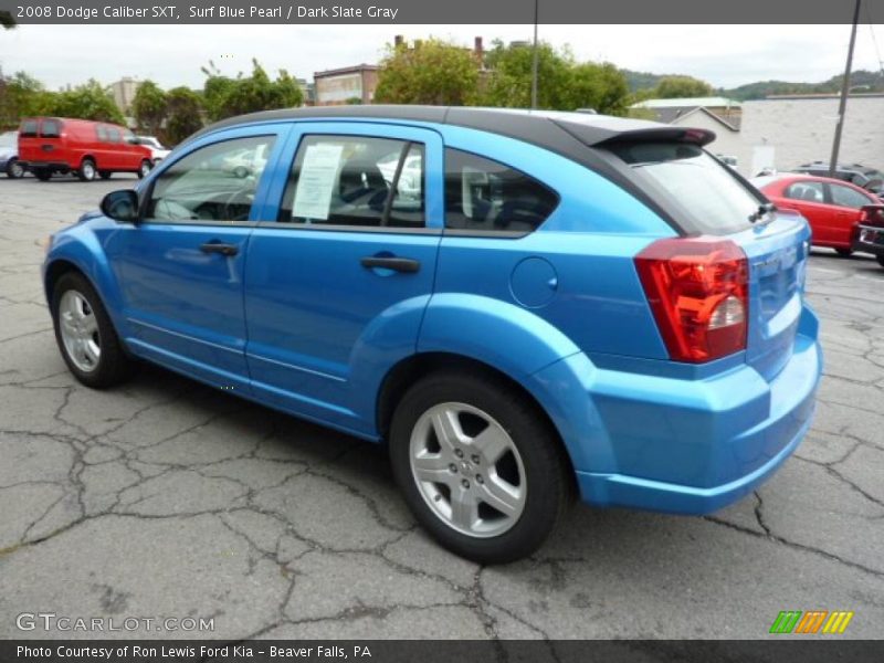 Surf Blue Pearl / Dark Slate Gray 2008 Dodge Caliber SXT