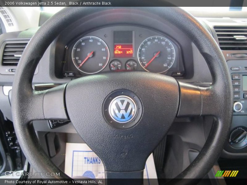 Black / Anthracite Black 2006 Volkswagen Jetta 2.5 Sedan