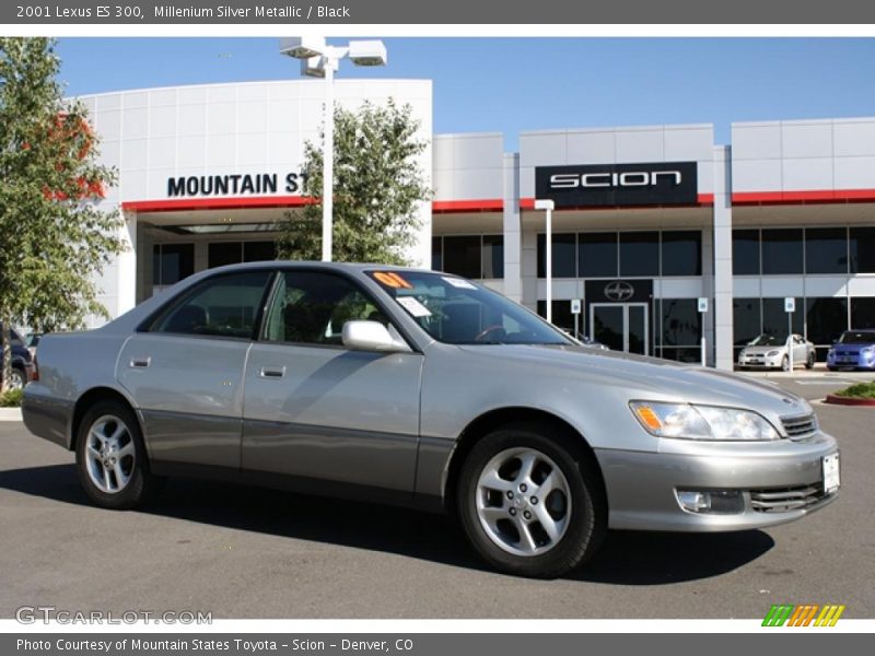 Millenium Silver Metallic / Black 2001 Lexus ES 300