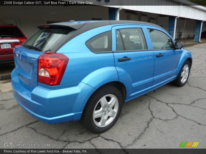 Surf Blue Pearl / Dark Slate Gray 2008 Dodge Caliber SXT