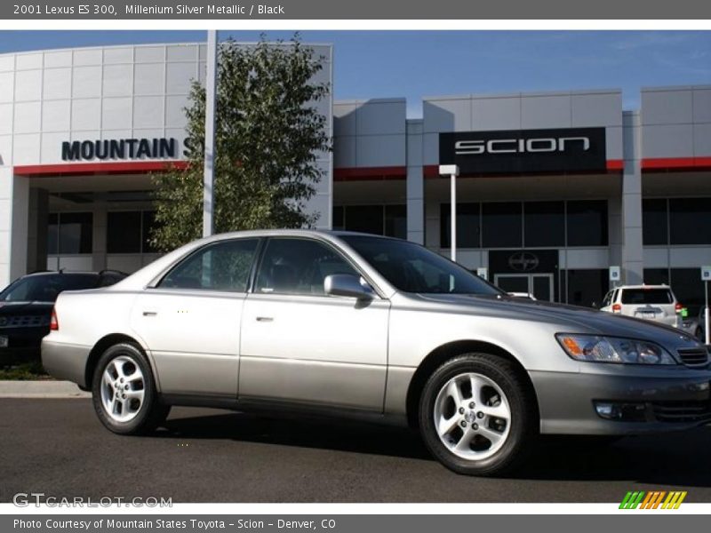 Millenium Silver Metallic / Black 2001 Lexus ES 300