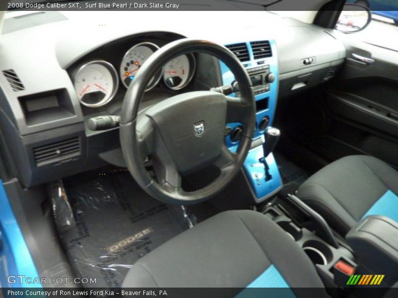 Surf Blue Pearl / Dark Slate Gray 2008 Dodge Caliber SXT