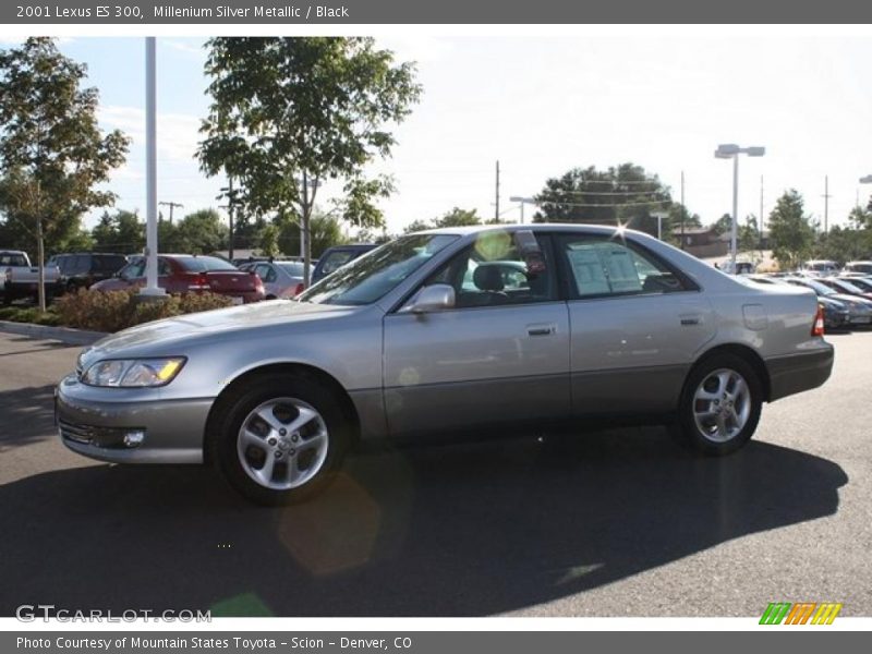 Millenium Silver Metallic / Black 2001 Lexus ES 300