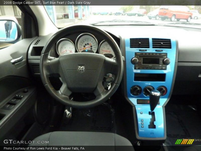 Surf Blue Pearl / Dark Slate Gray 2008 Dodge Caliber SXT