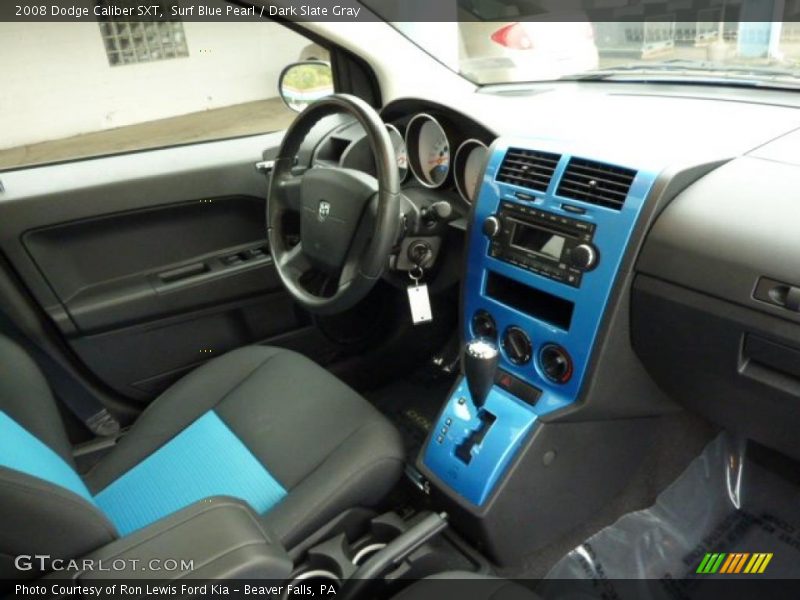 Surf Blue Pearl / Dark Slate Gray 2008 Dodge Caliber SXT