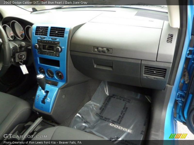 Surf Blue Pearl / Dark Slate Gray 2008 Dodge Caliber SXT
