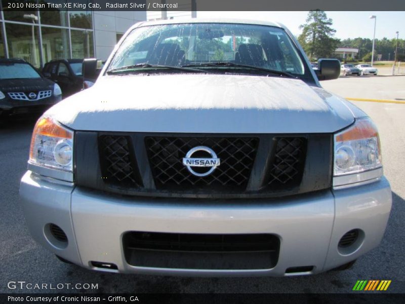 Radiant Silver / Charcoal 2010 Nissan Titan XE King Cab