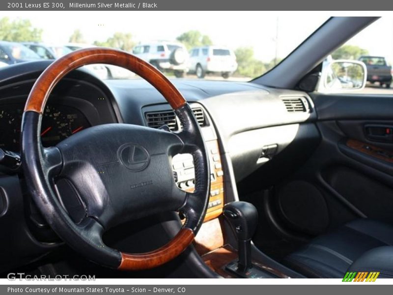 Millenium Silver Metallic / Black 2001 Lexus ES 300