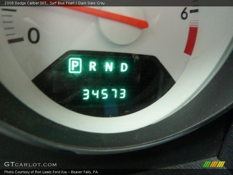 Surf Blue Pearl / Dark Slate Gray 2008 Dodge Caliber SXT