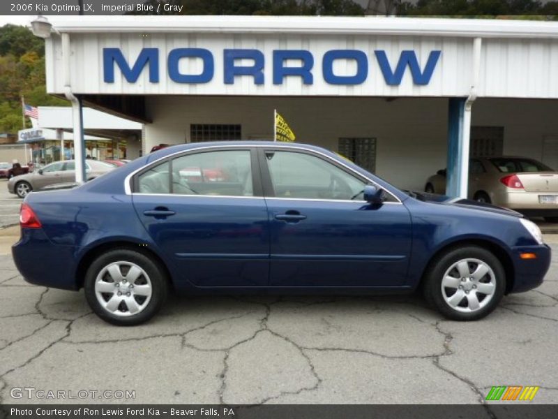 Imperial Blue / Gray 2006 Kia Optima LX