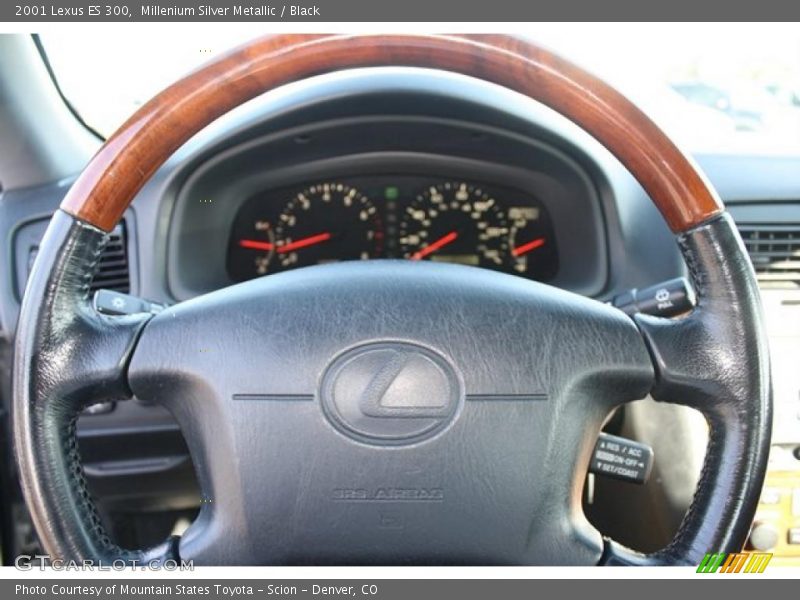 Millenium Silver Metallic / Black 2001 Lexus ES 300