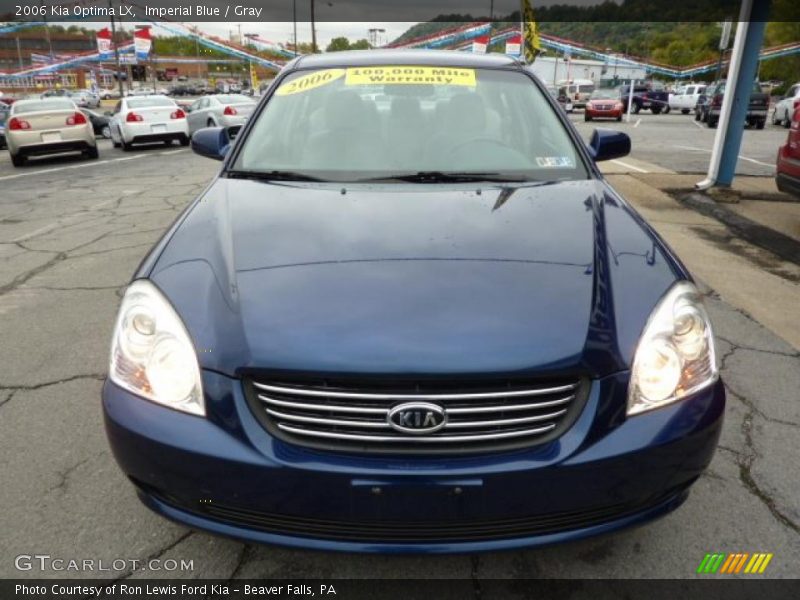 Imperial Blue / Gray 2006 Kia Optima LX
