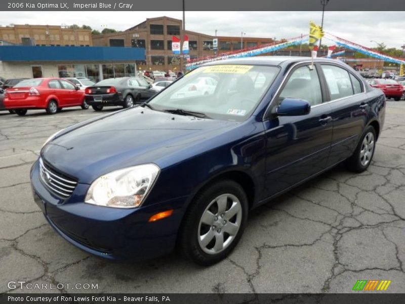 Imperial Blue / Gray 2006 Kia Optima LX