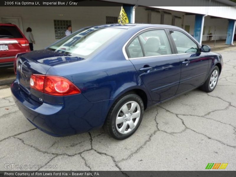 Imperial Blue / Gray 2006 Kia Optima LX