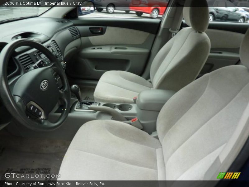 Imperial Blue / Gray 2006 Kia Optima LX