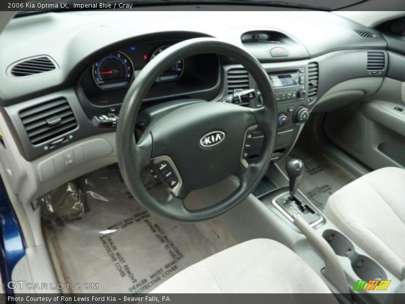 Imperial Blue / Gray 2006 Kia Optima LX