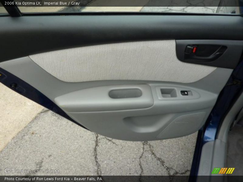 Imperial Blue / Gray 2006 Kia Optima LX