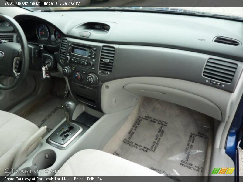 Imperial Blue / Gray 2006 Kia Optima LX