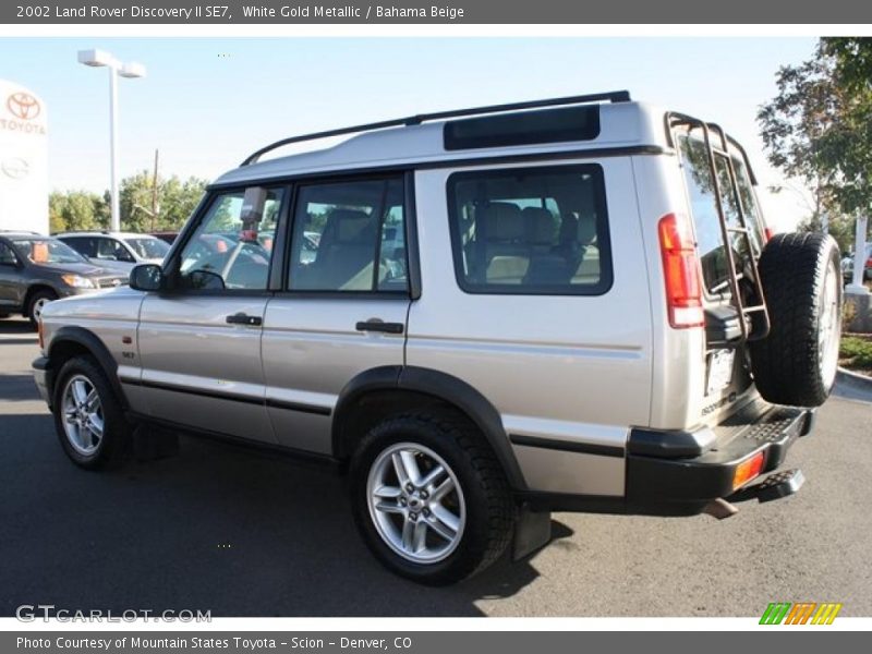 White Gold Metallic / Bahama Beige 2002 Land Rover Discovery II SE7
