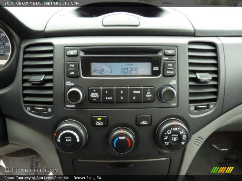 Imperial Blue / Gray 2006 Kia Optima LX