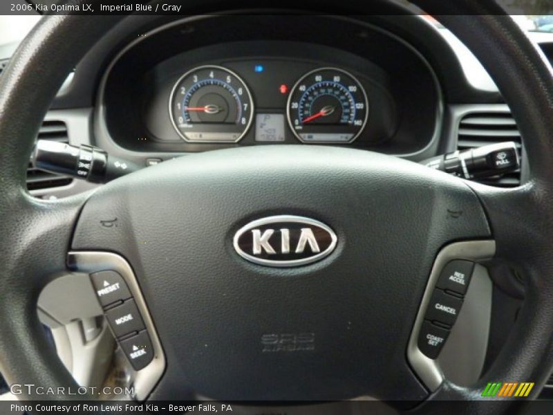 Imperial Blue / Gray 2006 Kia Optima LX