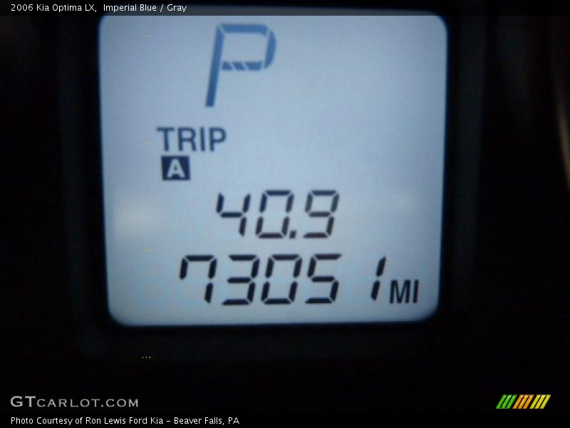 Imperial Blue / Gray 2006 Kia Optima LX