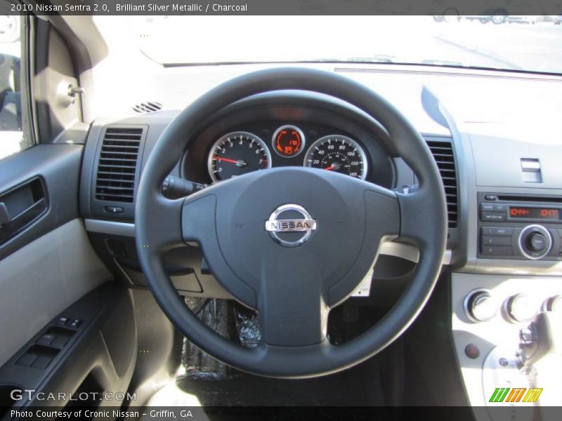 Brilliant Silver Metallic / Charcoal 2010 Nissan Sentra 2.0