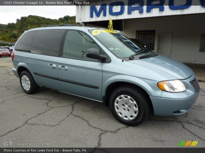 Butane Blue Pearl / Navy Blue 2003 Chrysler Voyager LX