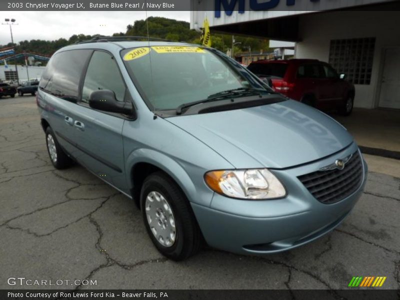 Butane Blue Pearl / Navy Blue 2003 Chrysler Voyager LX