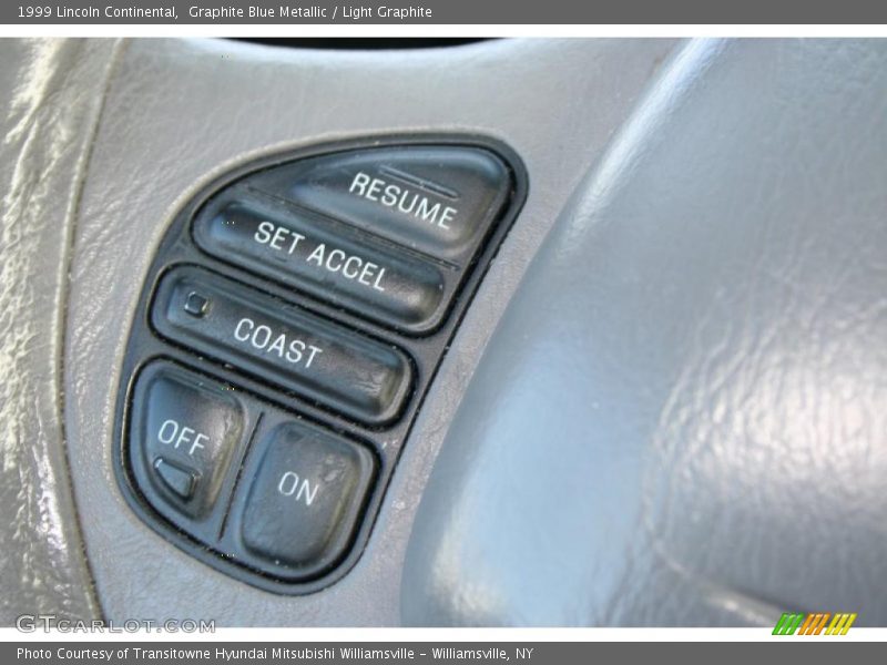 Graphite Blue Metallic / Light Graphite 1999 Lincoln Continental