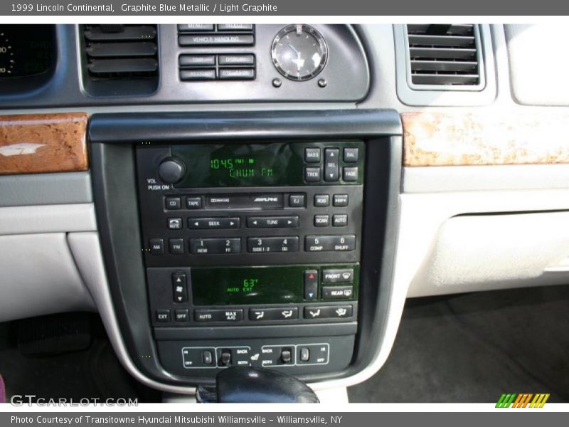 Graphite Blue Metallic / Light Graphite 1999 Lincoln Continental