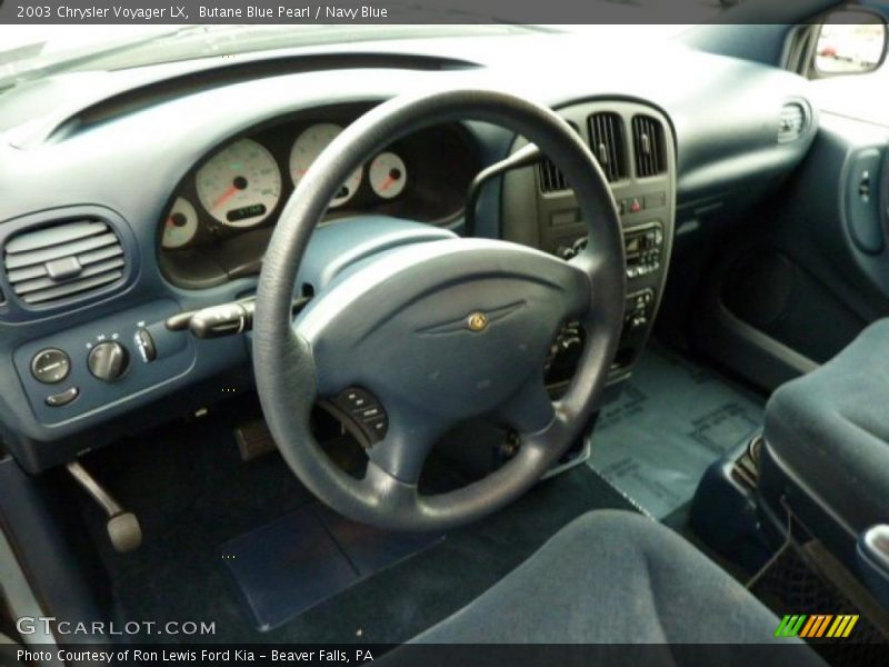 Butane Blue Pearl / Navy Blue 2003 Chrysler Voyager LX