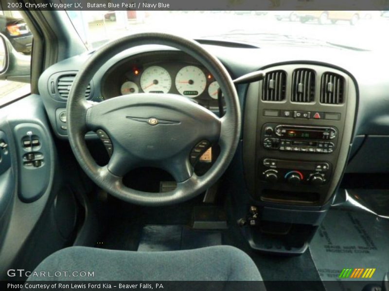Butane Blue Pearl / Navy Blue 2003 Chrysler Voyager LX