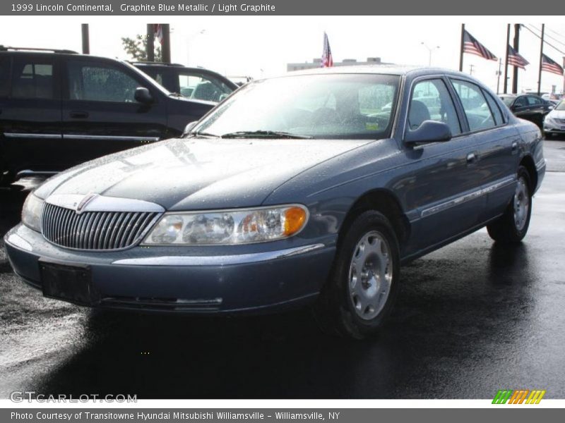 Graphite Blue Metallic / Light Graphite 1999 Lincoln Continental